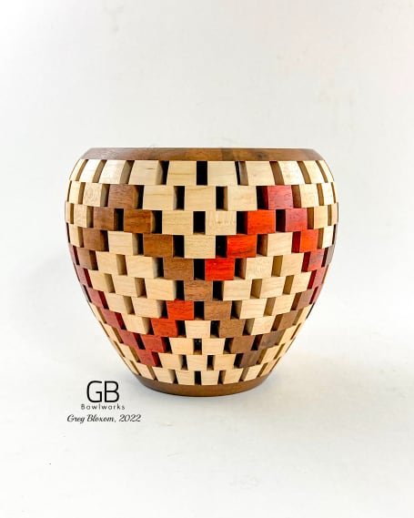 Hand turned wooden bowls